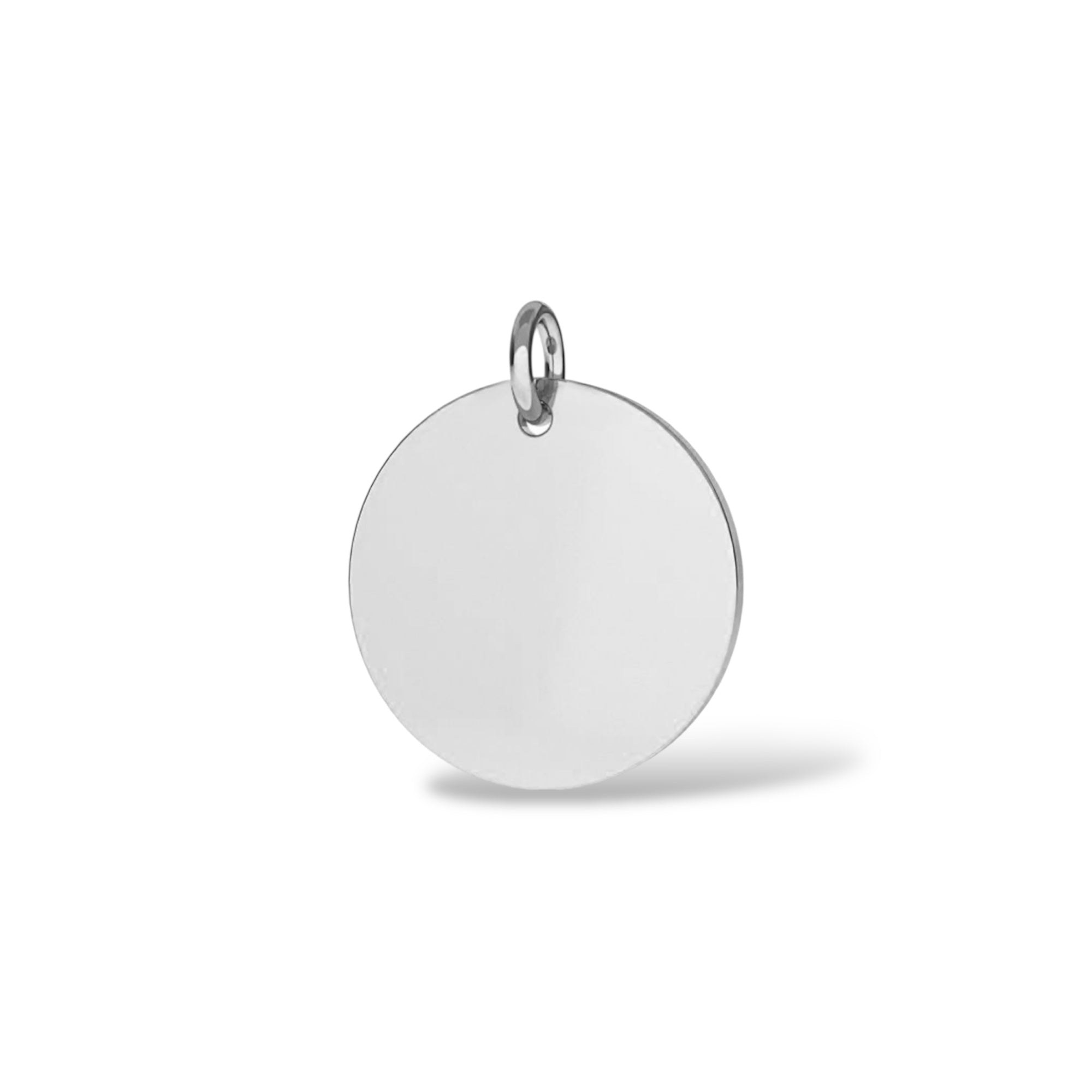Ciondolo PLACCHETTA ROTONDA