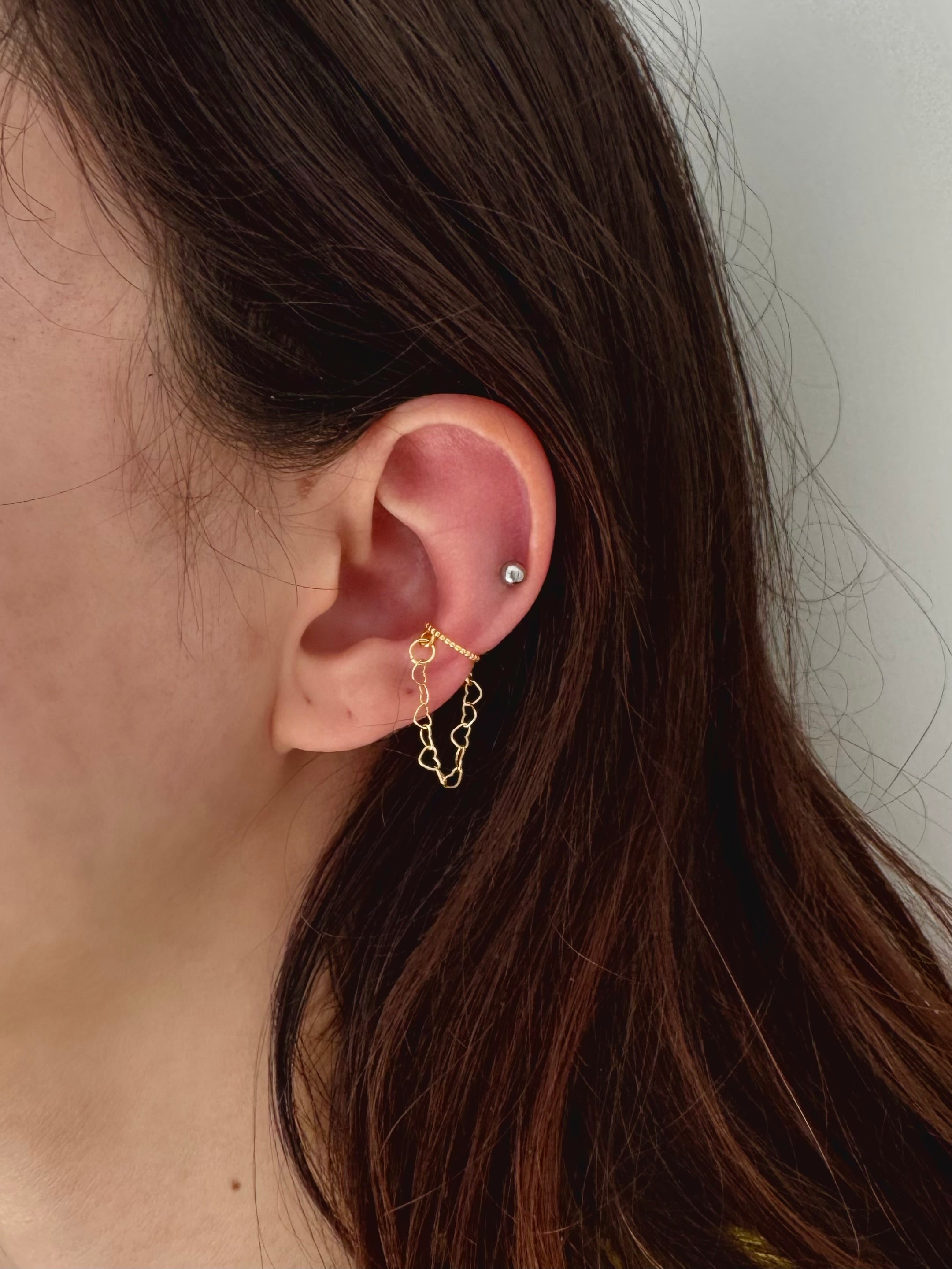 Earcuff LOVELY Placcato oro