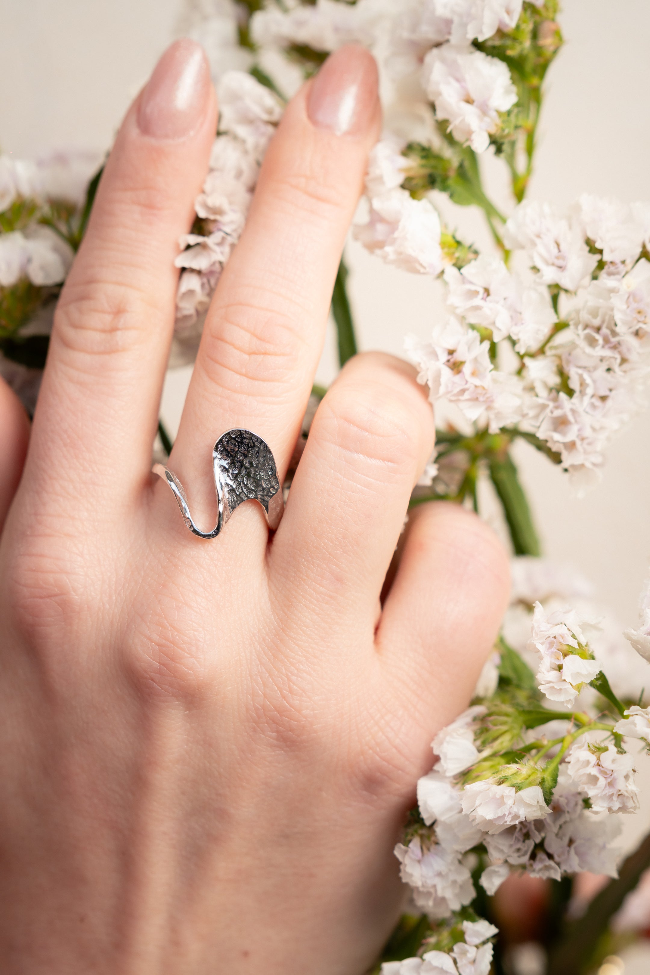 Anello ONDA Argento