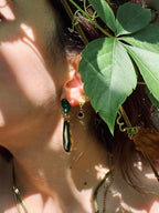 Orecchini CRYSTAL GREEN