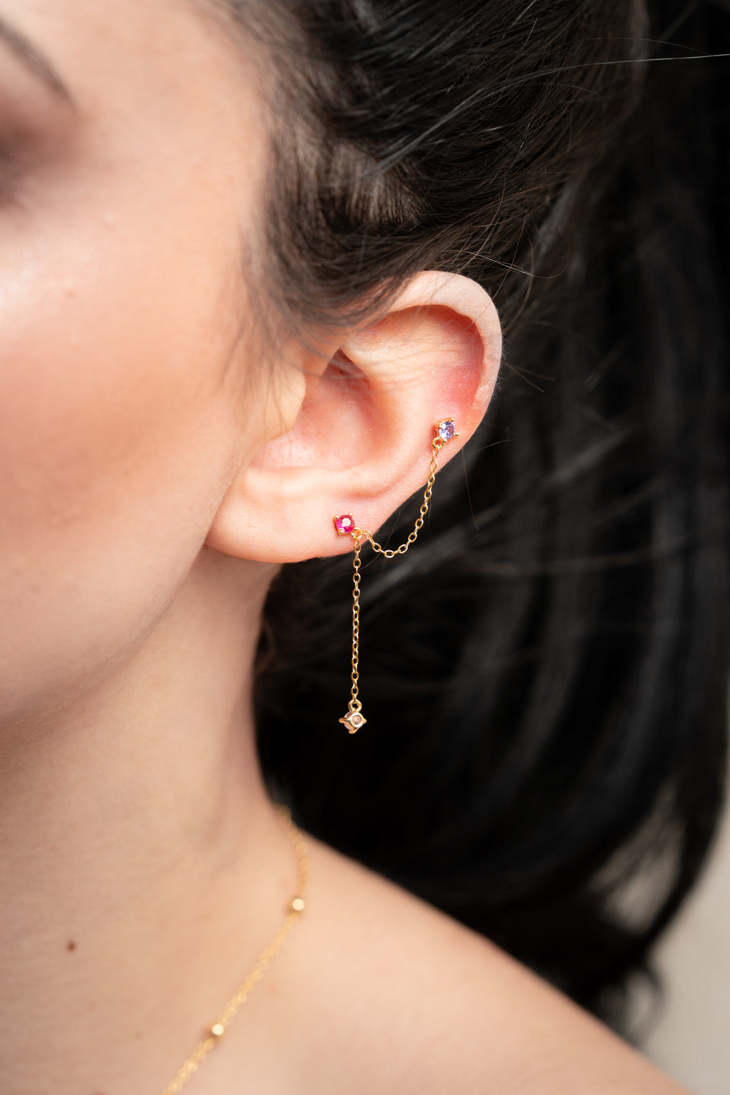Chainy PINKY DROP Placcato oro