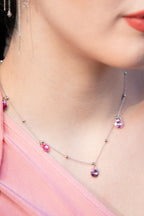 Collana PINK BLOSSOM Argento