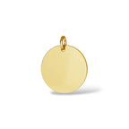 Ciondolo PLACCHETTA ROTONDA