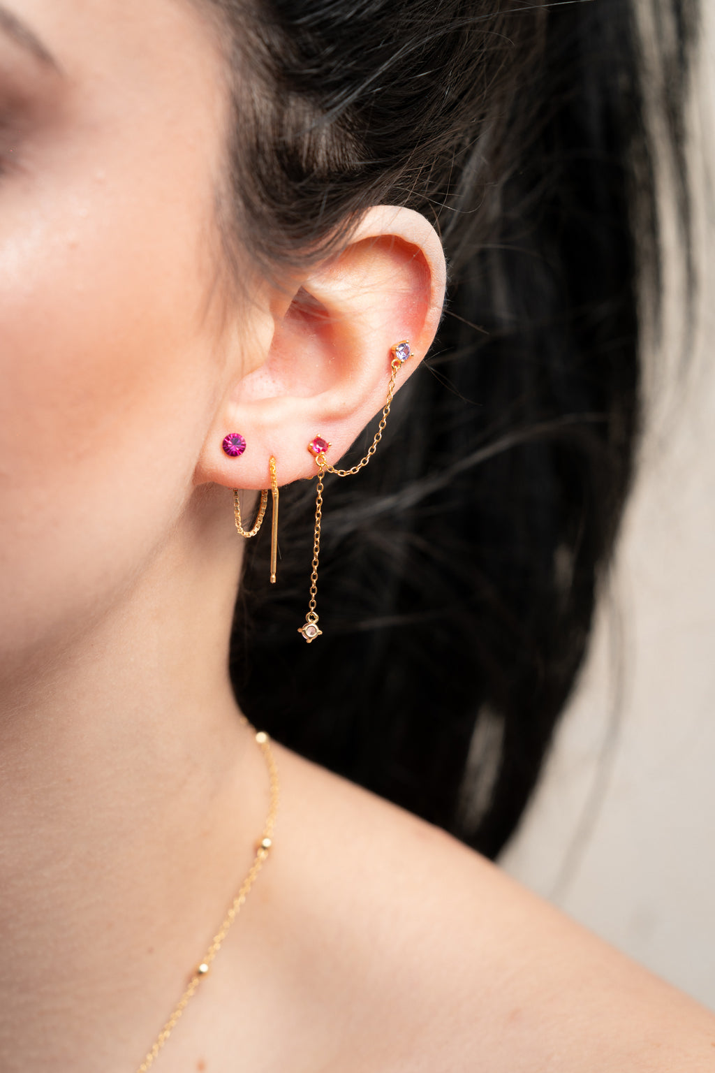 Chainy PINKY DROP Placcato oro
