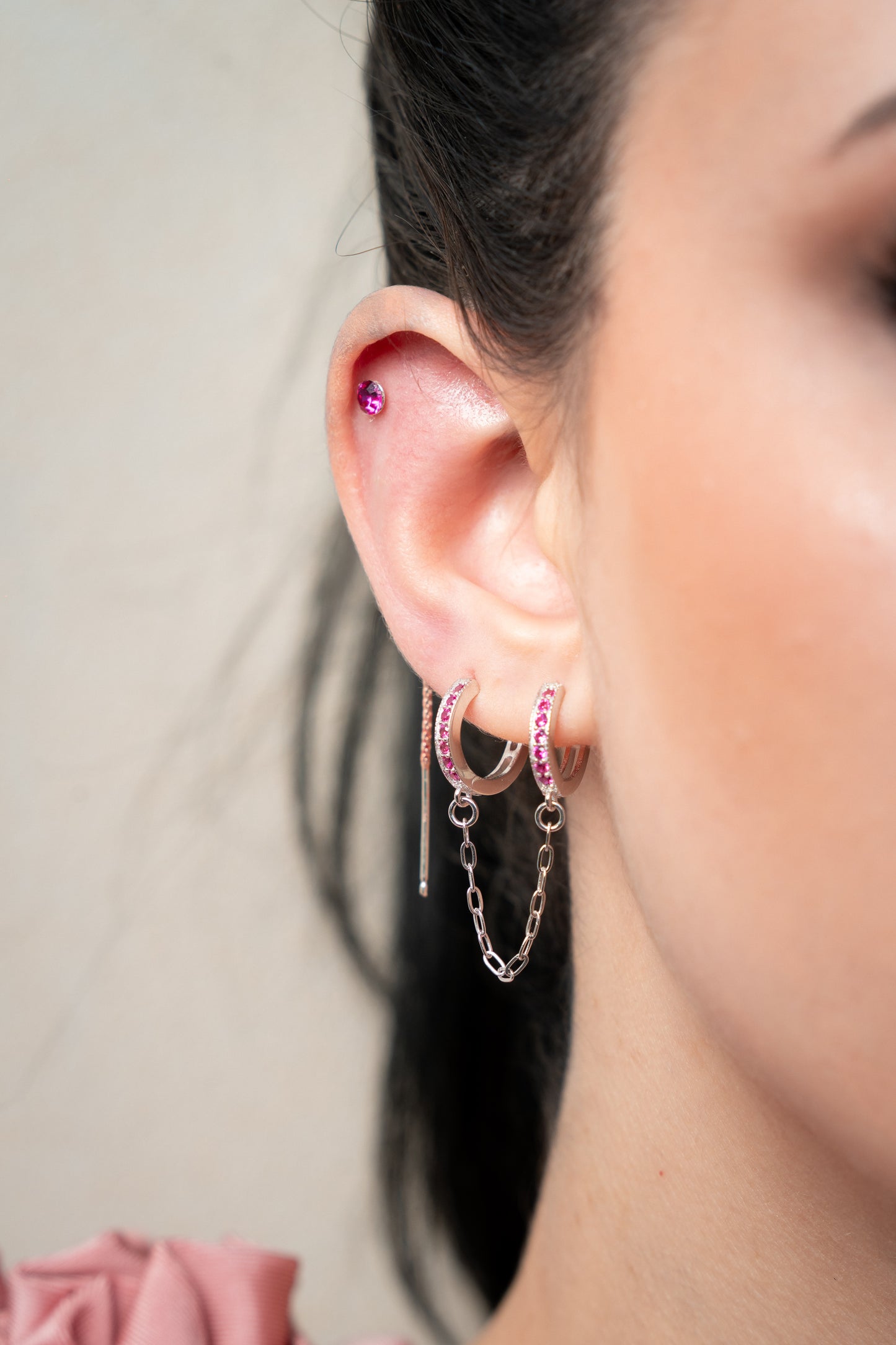 Chainy PINKY Argento